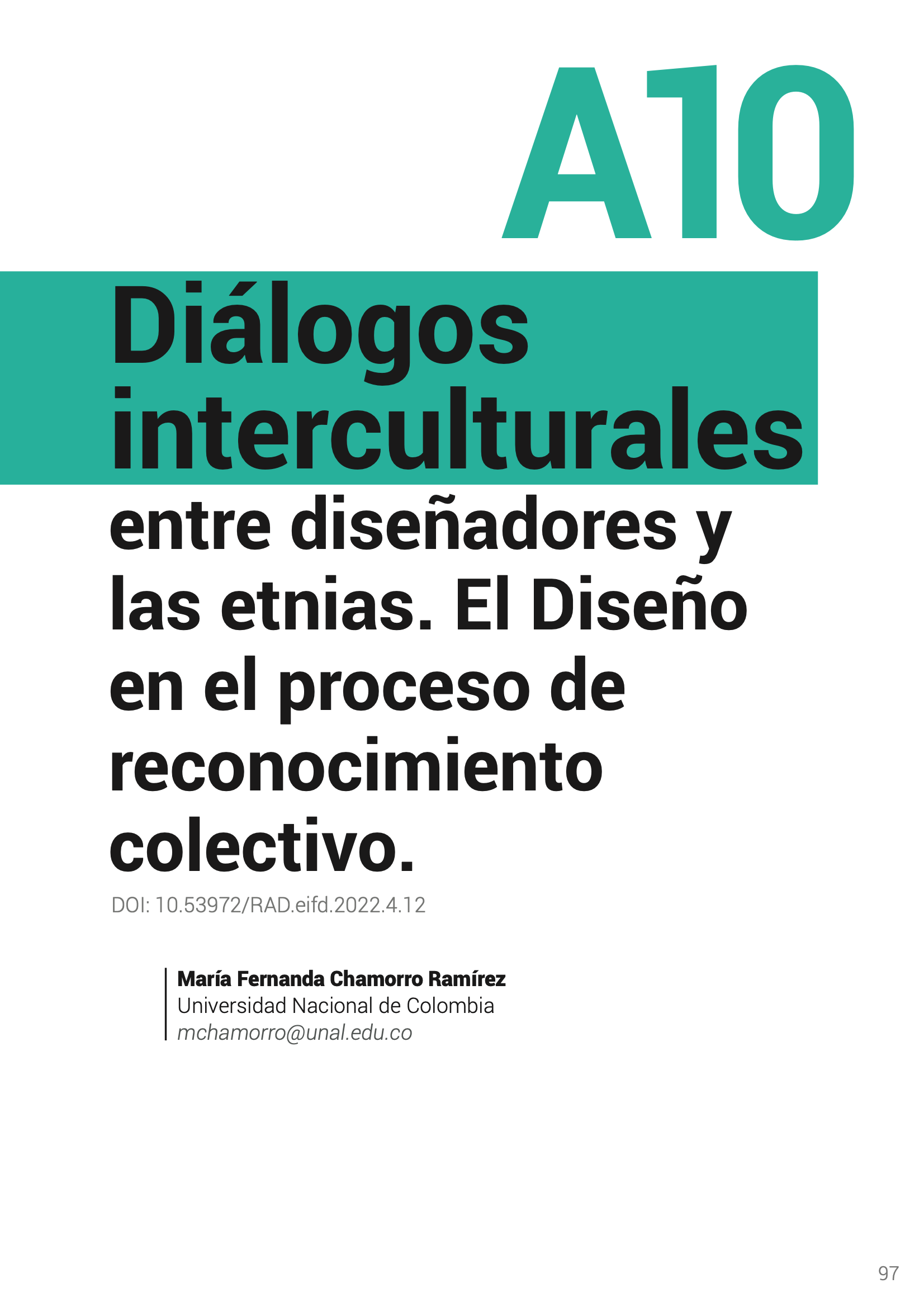 Diálogos interculturales entre diseñadores y las etnias