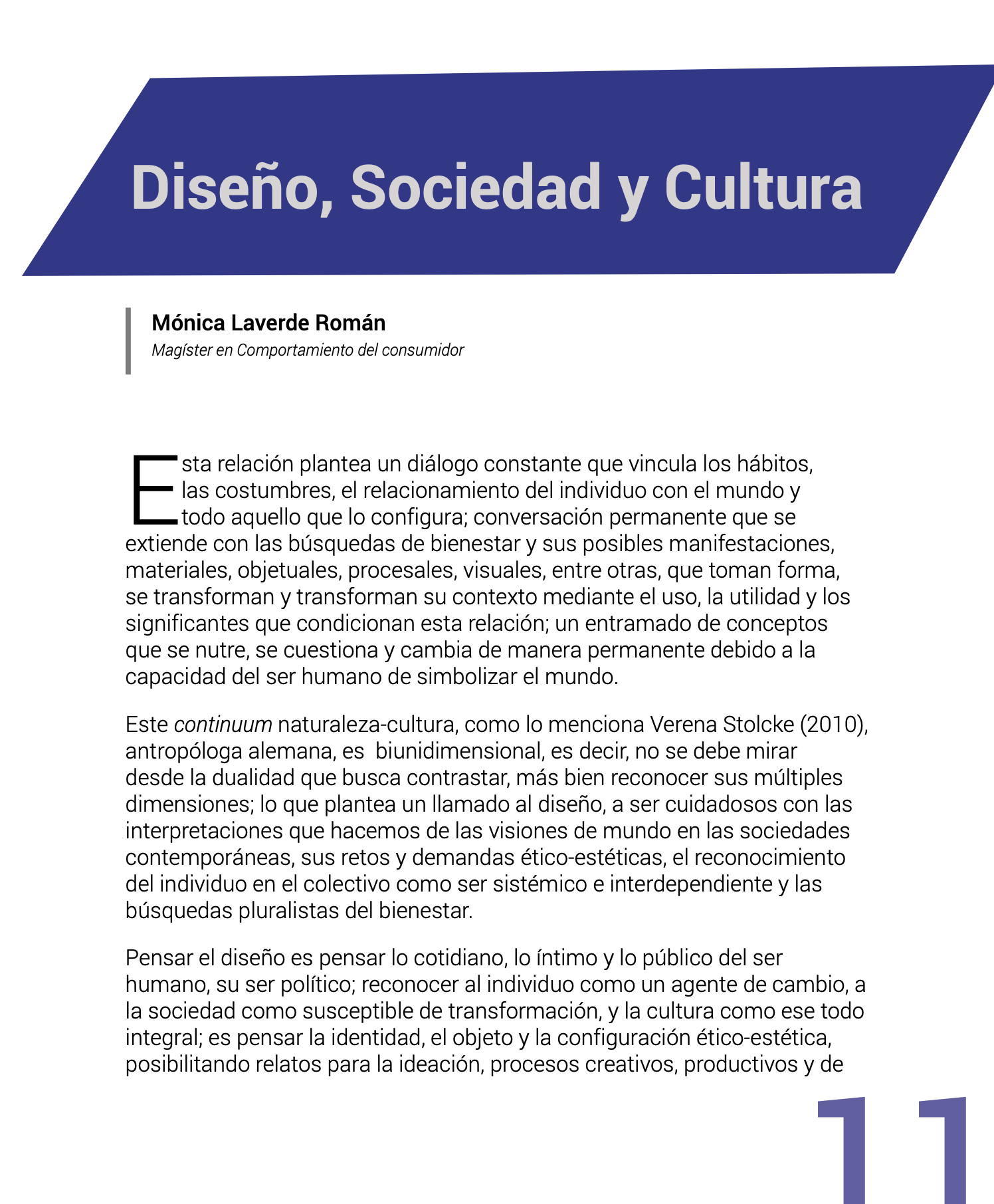 Introducción Diseño, Sociedad y Cultura