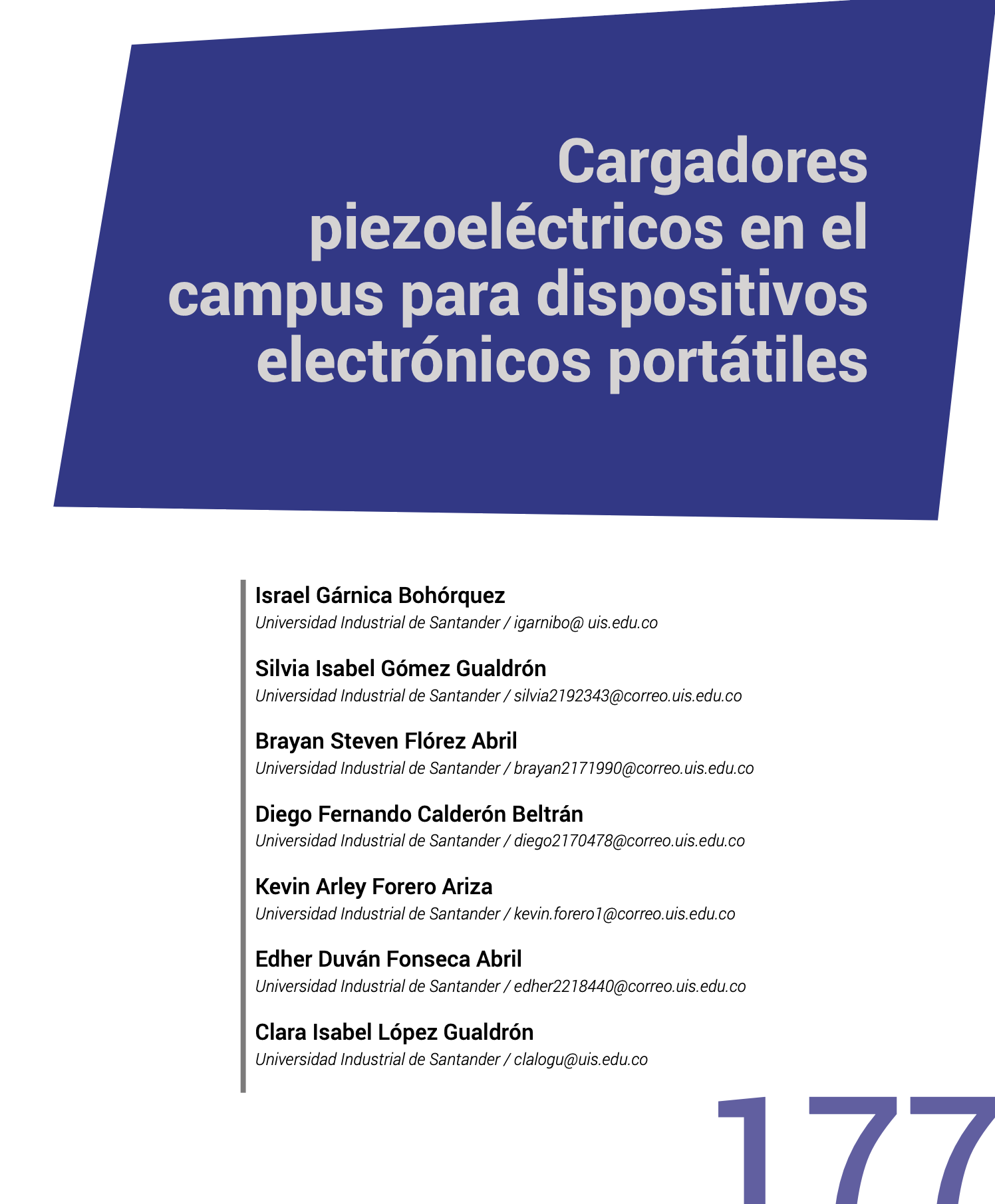 Cargadores piezoeléctricos en el campus para dispositivos electrónicos portátiles