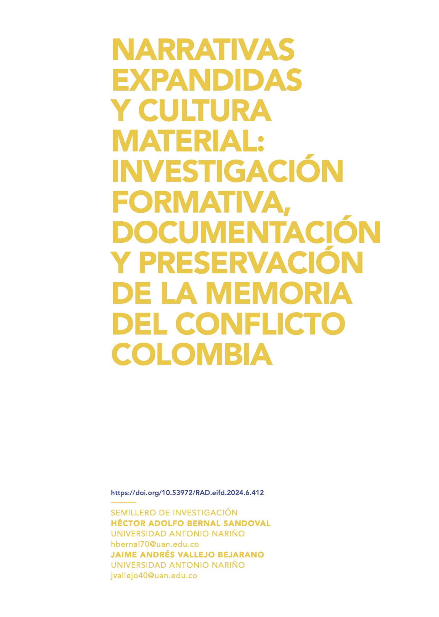 Narrativas expandidas y cultura material