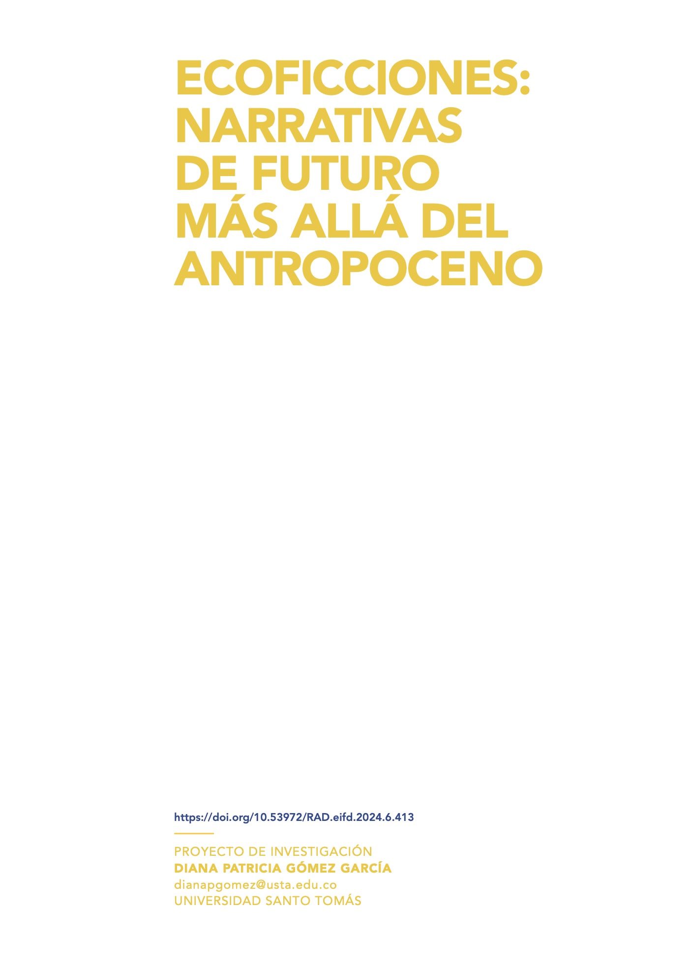 Ecoficciones